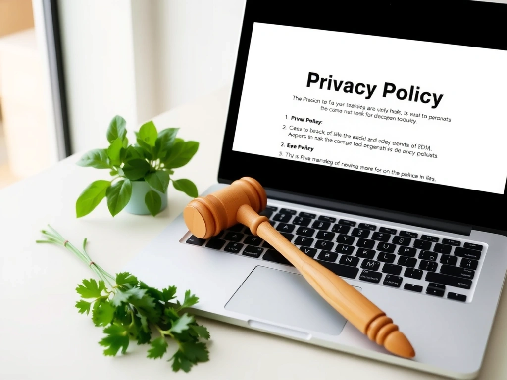 Rechtliche Dokumentation und frische Zutaten