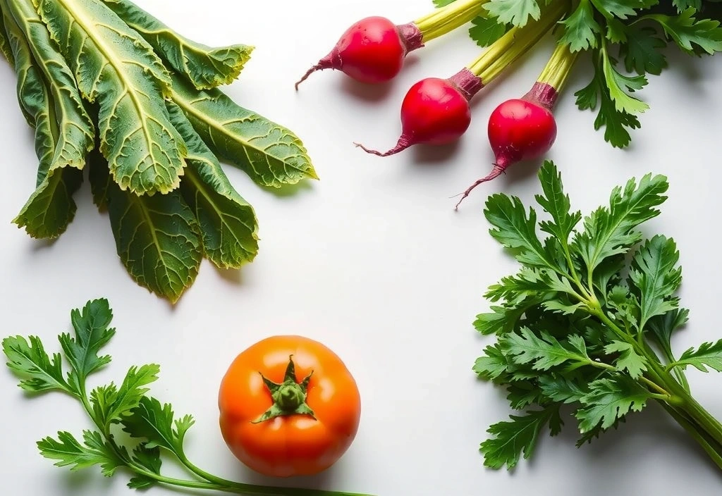 Frische Lebensmittel als Symbol für Transparenz